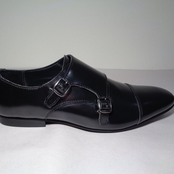 WALK London Size 11 LUCA Black New Monk Shoes - Picture 2 of 14